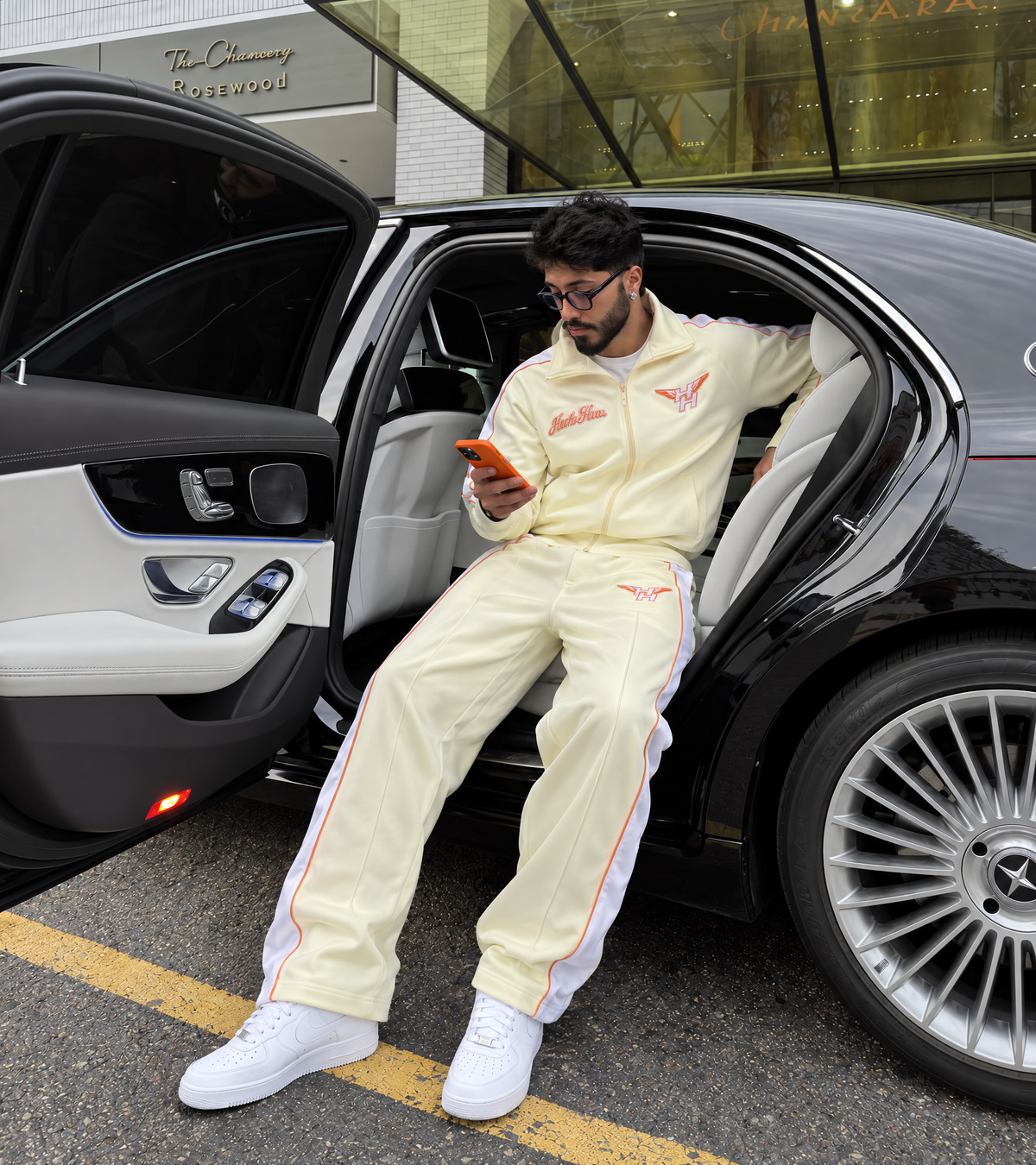 Cream Classic Luxury Tracksuit