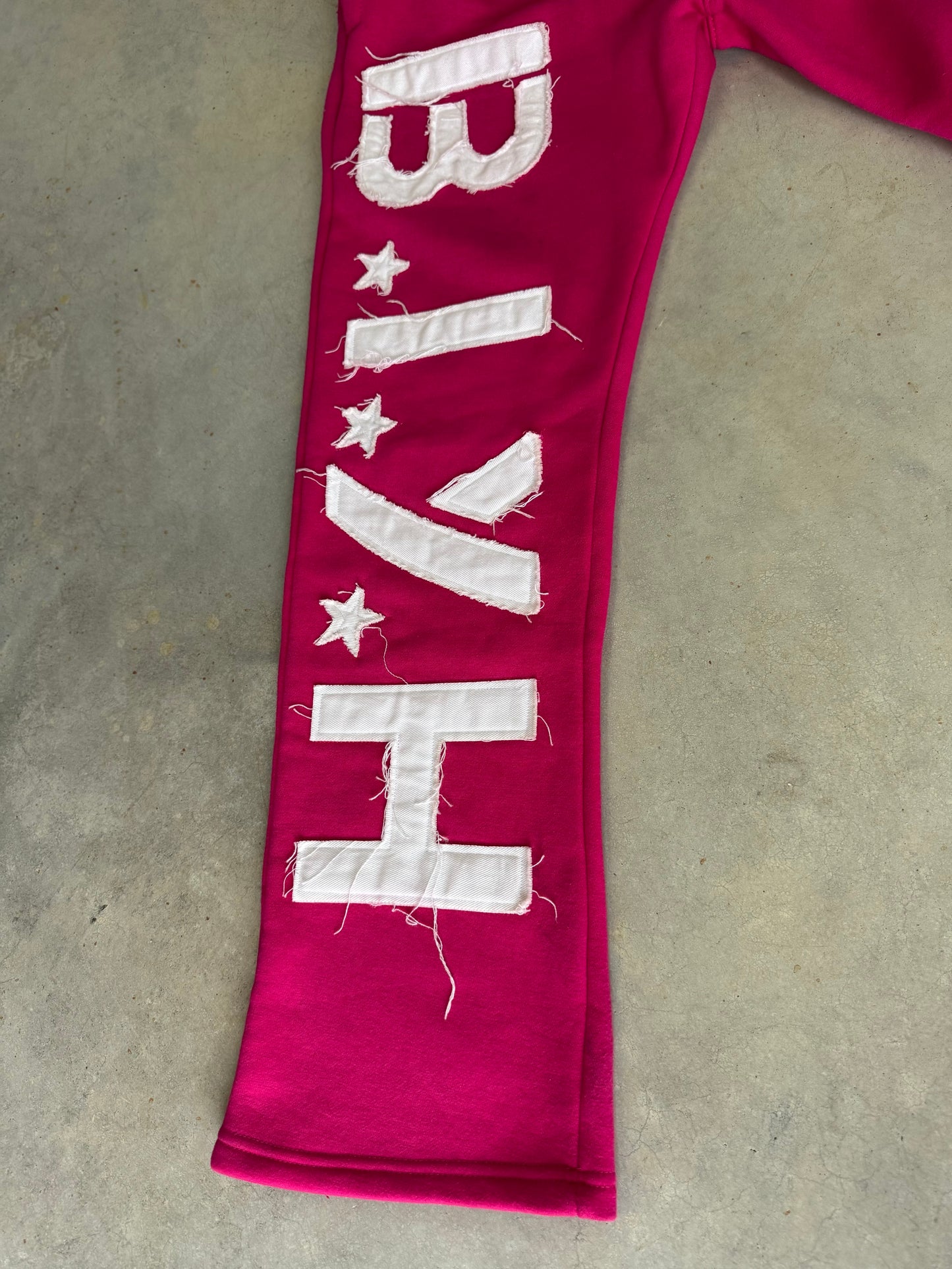 BIYH Distressed Pants - Pink