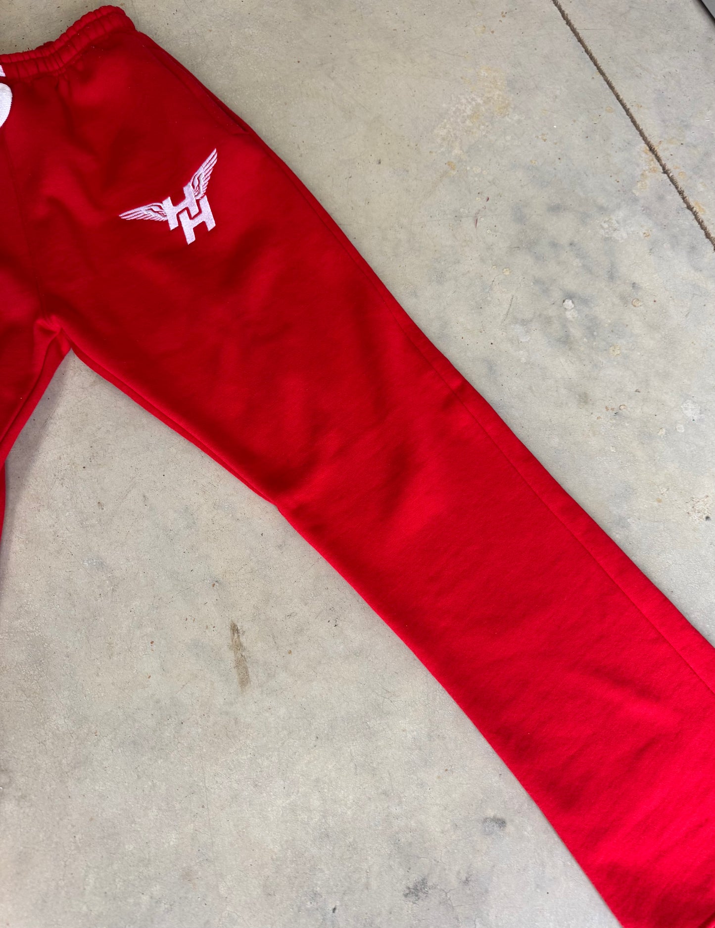 BIYH Distressed Pants - Red