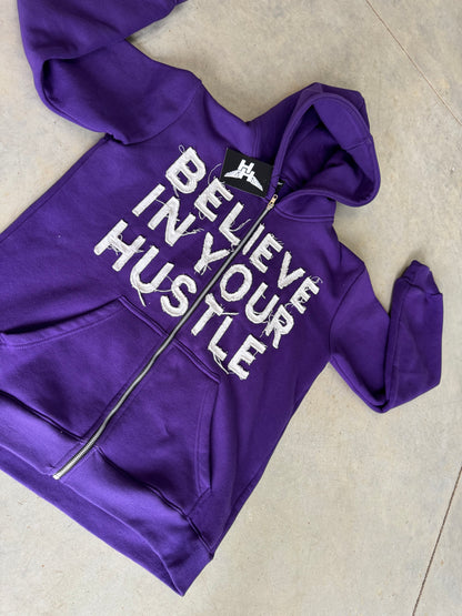 BIYH Distressed Jacket - Purple