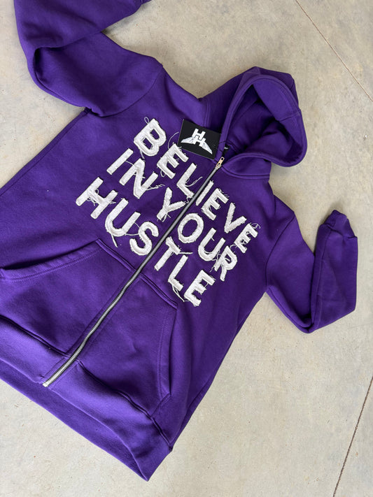 BIYH Distressed Jacket - Purple