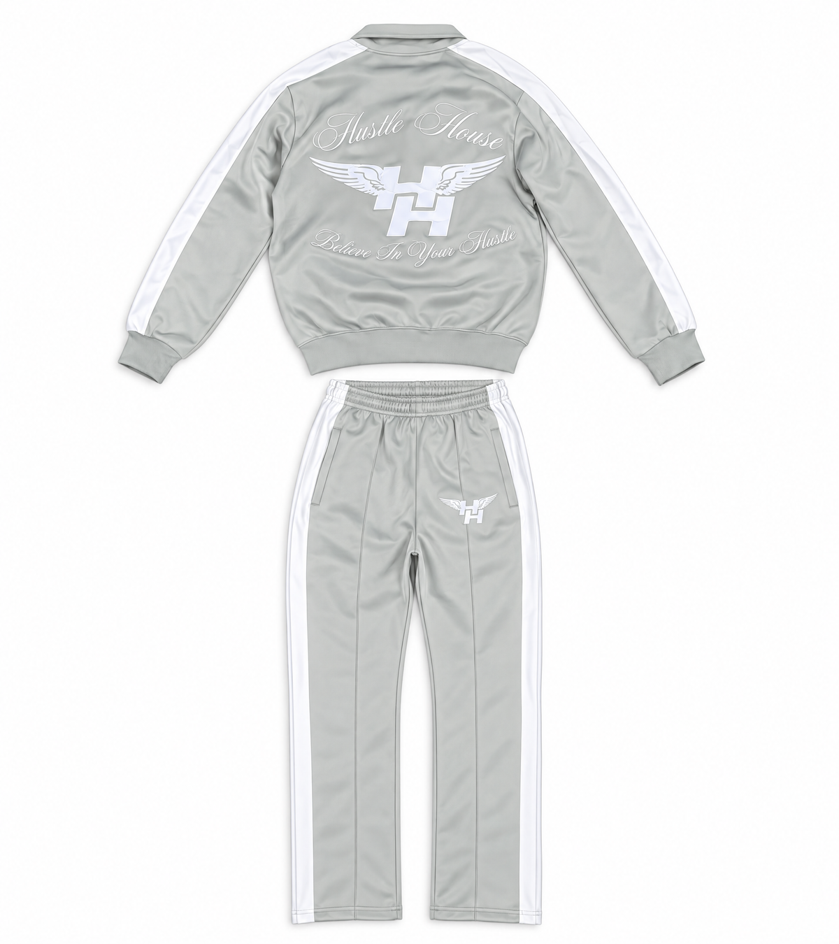 Grey Classic Luxury Tracksuit