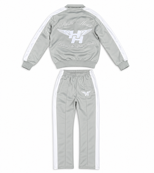 Grey Classic Luxury Tracksuit
