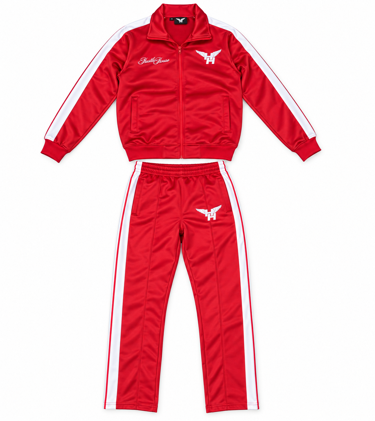 Red Luxury Classic Tracksuit