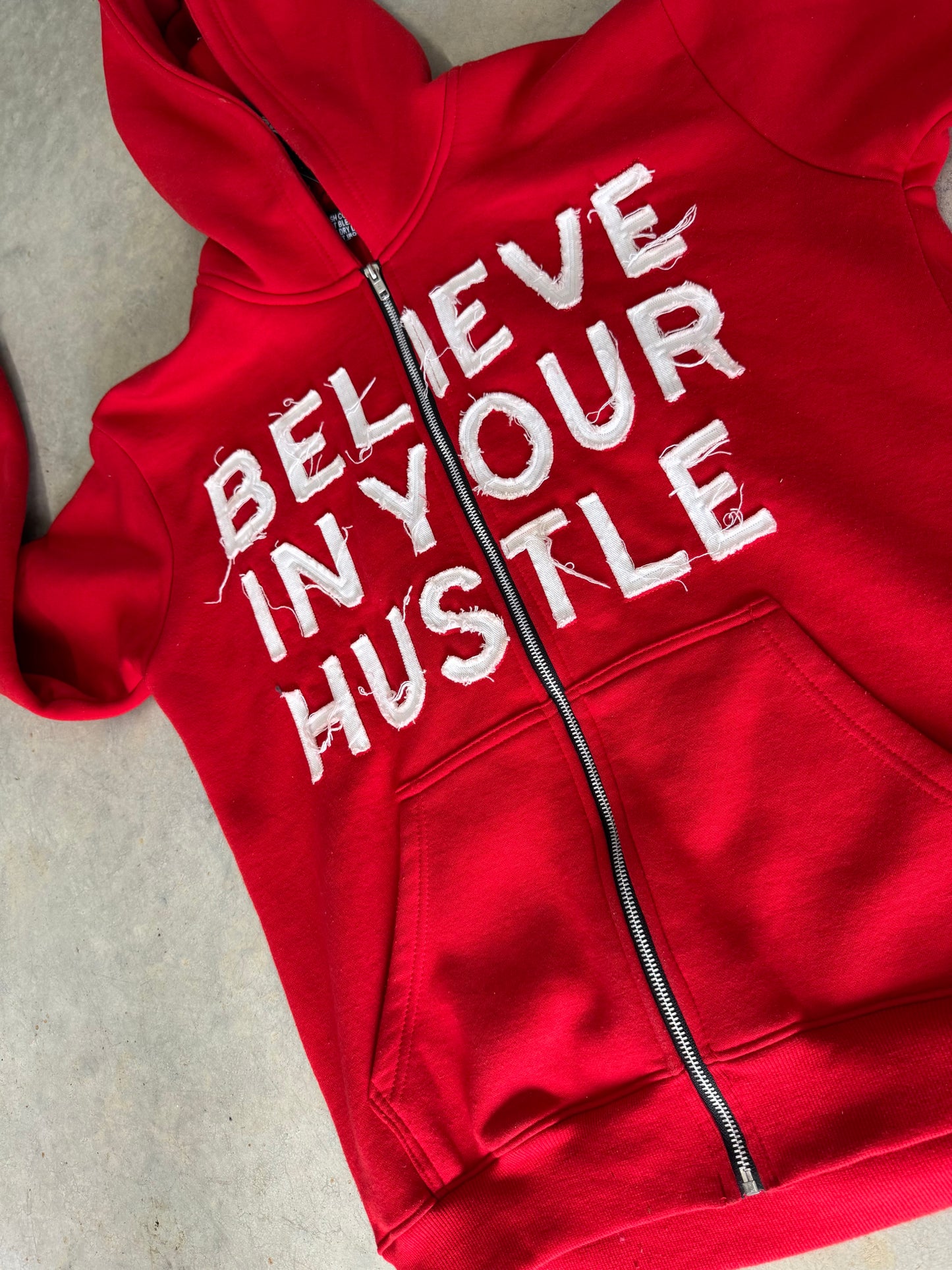 BIYH Distressed Jacket - Red
