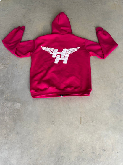 BIYH Distressed Jacket - Pink