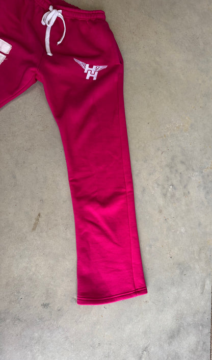 BIYH Distressed Pants - Pink