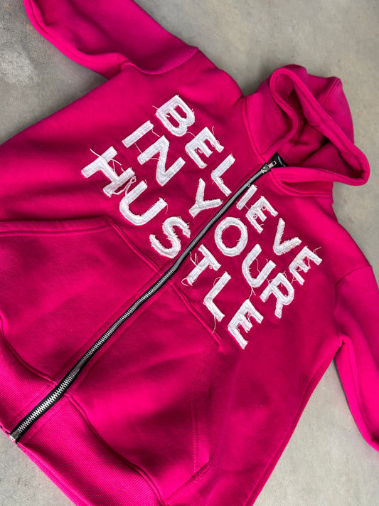 BIYH Distressed Jacket - Pink
