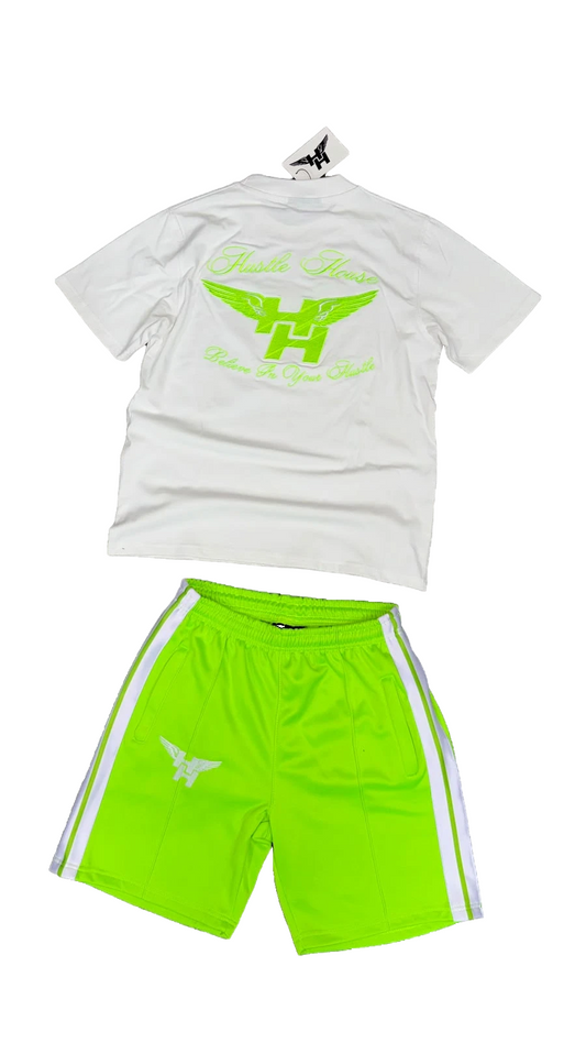 BIYH Luxury Short Set - Lime Green