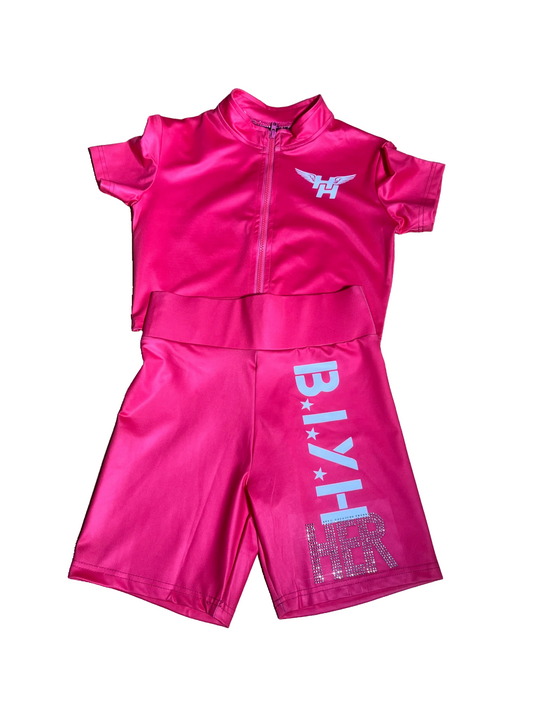 BIYH HER Rhinestone Set - Pink