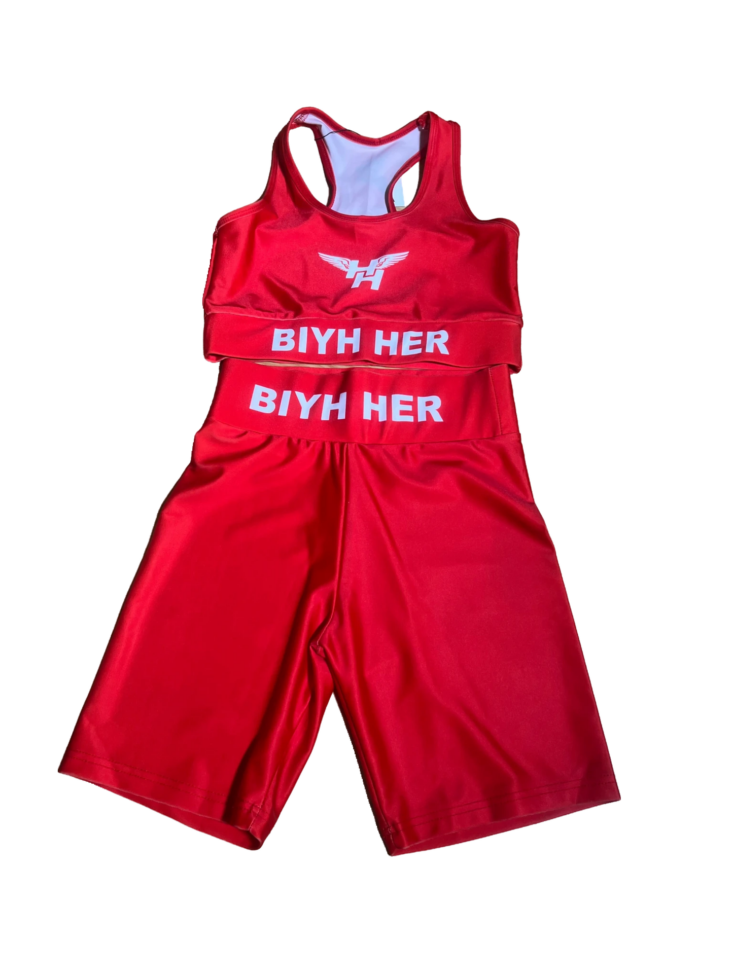 BIYH HER Sport Bra Set - Red