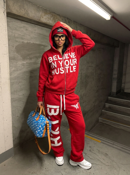 BIYH Distressed Jacket - Red