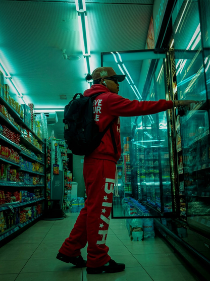 BIYH Distressed Jacket - Red